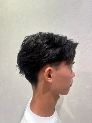 メンズ 永田虹輝 /パーマ/スパイキーのヘアスタイル