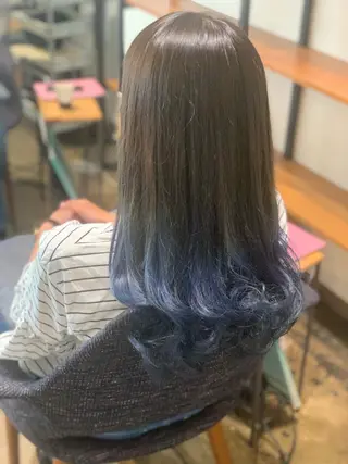 ロング カラー ハイライト✨髪質改善 TAKAさんです😊のヘアスタイル