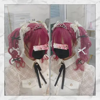 セミロング ヘアアレンジ ヘアセット/着付け 𓇼 松本 夏美𓇼のヘアスタイル