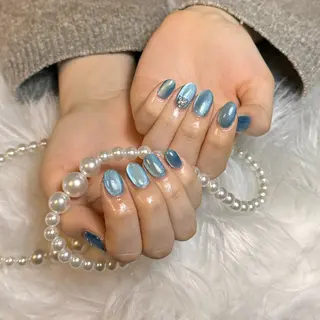 ネイル ☁️Minmin Tsuki💙🩵のネイルデザイン