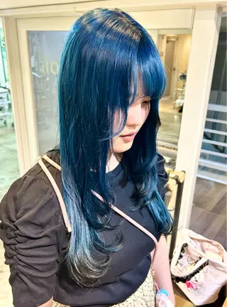 カラー 🍓指名No.1ハイ トーン🍓日向花🍓のヘアスタイル