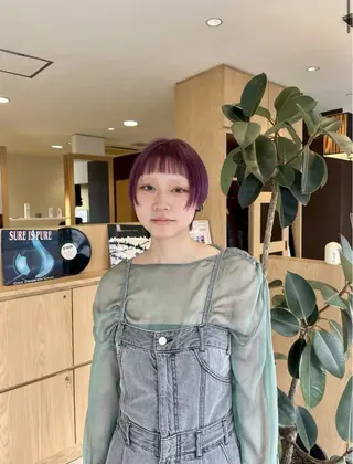 ショート 能松 玲奈のヘアスタイル