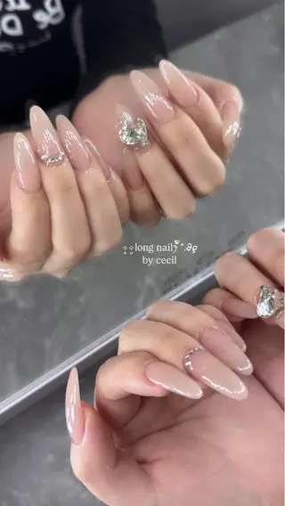 ネイル GRANDE大須 Cecil💜のネイルデザイン