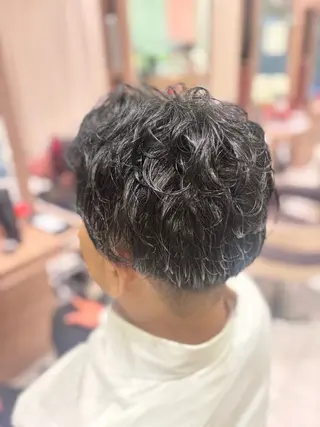 ショート パーマ 🐈‍⬛SARA🎀 メンズ縮毛矯正のヘアスタイル