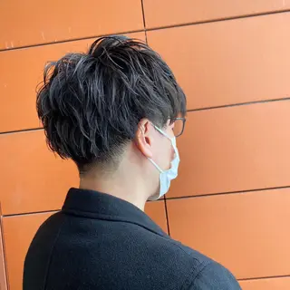 ショート カラー メンズ Minori【ミノリ】所属・井手 孔介のヘアスタイル