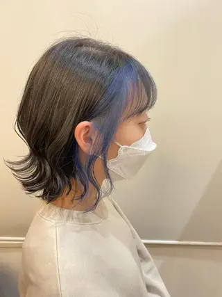 ミディアム カラー Well's TAIGAのヘアスタイル