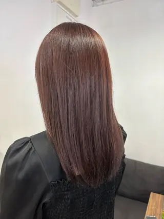 セミロング ヘアカラー1500円 🦋モデル大募集🦋のヘアスタイル