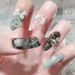 ネイル Fleur nail 古河店所属・Fleur nail R♡のネイルデザイン