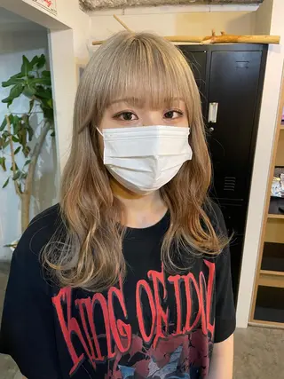 ミディアム カラー パーマ ヘアアレンジ メンズ キッズ マツエク・マツパ アイブロウ メンズ特化 しゅうへいのヘアスタイル