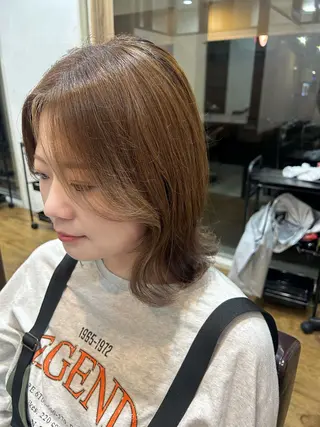 ミディアム カラー 🫧sin_ Mio🫧のヘアスタイル