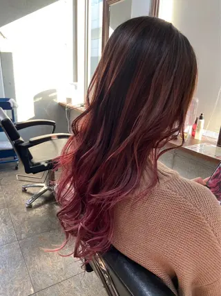 ロング 中山 丈也のヘアスタイル