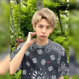ショート カラー パーマ ヘアアレンジ メンズ キッズ ネイル マツエク・マツパ アイブロウ Ali'i men's salon所属・パーマ、カラー特化 園田翔大のヘアスタイル
