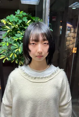 ミディアム 小笠原 悠斗のヘアスタイル