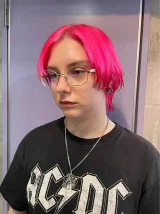 ショート ハイトーン/ブリーチ /ウルフ⛓️MAKIのヘアスタイル