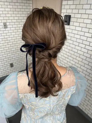 ヘアアレンジ 大人可愛いヘアメイク 💋🧚‍♀️しずかのヘアスタイル