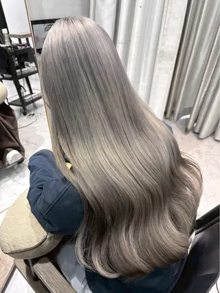 ロング カラー ハイトーン/韓国風/ 艶髪/吉祥寺のヘアスタイル