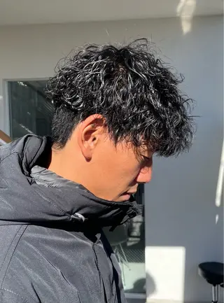 パーマ メンズ メンズモテパーマ💙 fuwaのヘアスタイル