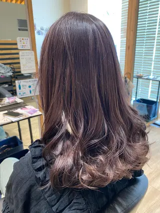 ロング カラー 関口 友行のヘアスタイル