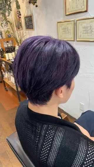 ショート カラー メンズ 梶田 楓子のマツエク・マツパデザイン