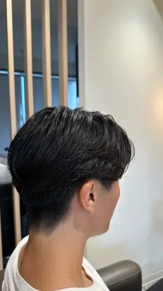 パーマ メンズ 【メンズパーマ】比嘉 啓人のヘアスタイル