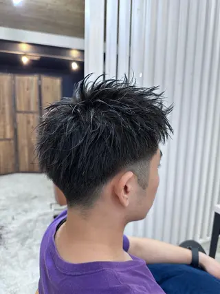 ショート メンズ 椎木 琉聖のヘアスタイル