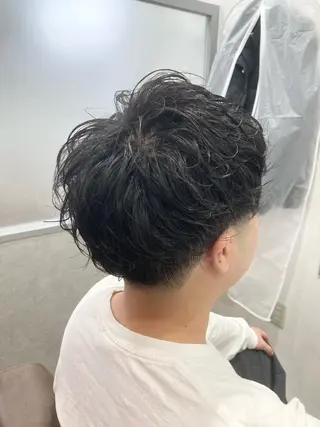 ショート パーマ メンズ パーマ職人 矢部絢一のヘアスタイル