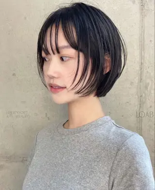 ショート リナ/名古屋/矢場町 カットモデルのヘアスタイル