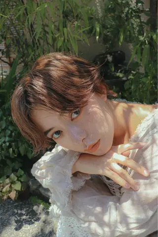 ショート タンバルモリパーマ 礒井メンキのヘアスタイル