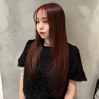 ロング カラー 似合わせカラー🪩 SAYA 👗のヘアスタイル