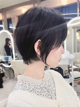 ショート カラー i.+sapporo所属・ショート/レイヤー /札幌/小山内のヘアスタイル