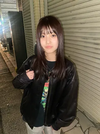 ロング カラー ソノダ リコのヘアスタイル