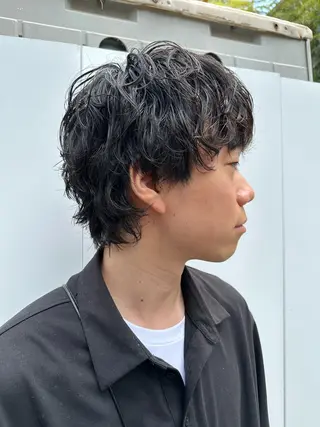 パーマ メンズ 似合わせカット /パーマ岡本淳平のヘアスタイル