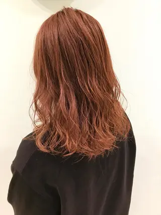 ミディアム カラー ヘアアレンジ 佐藤 魁人のヘアスタイル
