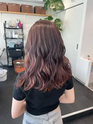 カラー miyu/ハイトーン /ブリーチのヘアスタイル