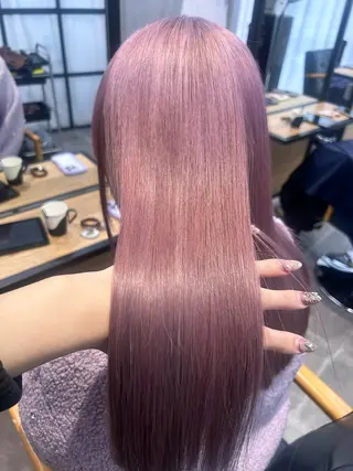 ロング 韓国×髪質改善カラー 💎hinaのヘアスタイル