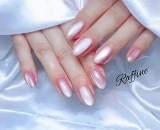 ネイル RAFFINE 月🦋🩵のネイルデザイン