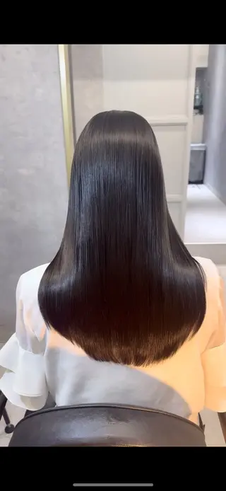 セミロング 杉原 恭成のヘアスタイル