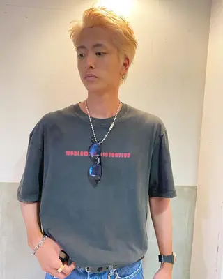 ショート カラー メンズ キタダ ヒロキのヘアスタイル