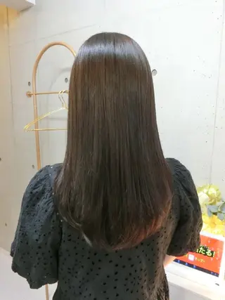 カラー ロング ma cherie 三浦直美のヘアスタイル