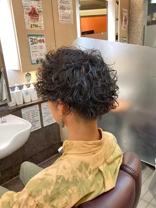 ミディアム 予約1000件超 ✨メンズパーマのヘアスタイル