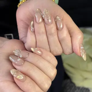 ネイル By moonネイル 🌷ワンホン/韓国風のネイルデザイン