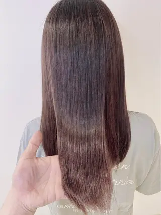 セミロング 縮毛矯正専門家 大桃史朗のヘアスタイル