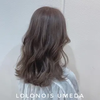 ロング カラー Lolonois梅田 /Okazaki:)のヘアスタイル