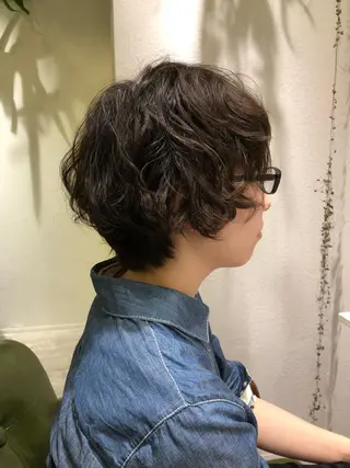 ショート パーマ 吉祥寺 似合 わせcut/kanaのヘアスタイル