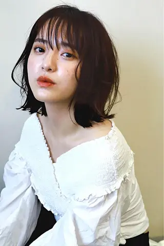 ミディアム 今川達也/美髪 /髪質改善カラーのヘアスタイル
