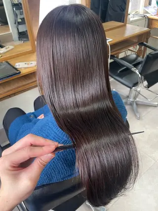 ロング カラー 髪質改善特化美容師 YOUのヘアスタイル