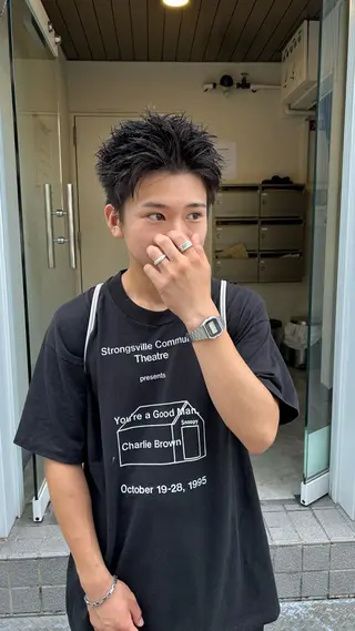 メンズ siki 大阪福島 エンドウハルのヘアスタイル