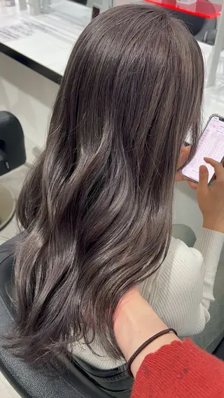 ロング カラー エフェクトブリーチ／ レイヤーカット／翔のヘアスタイル
