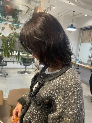 ミディアム カラー パーマ 🌙suwa🌙 /ショートカットのヘアスタイル