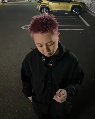 ショート カラー メンズ arti所属・坂口 歩夢のヘアスタイル